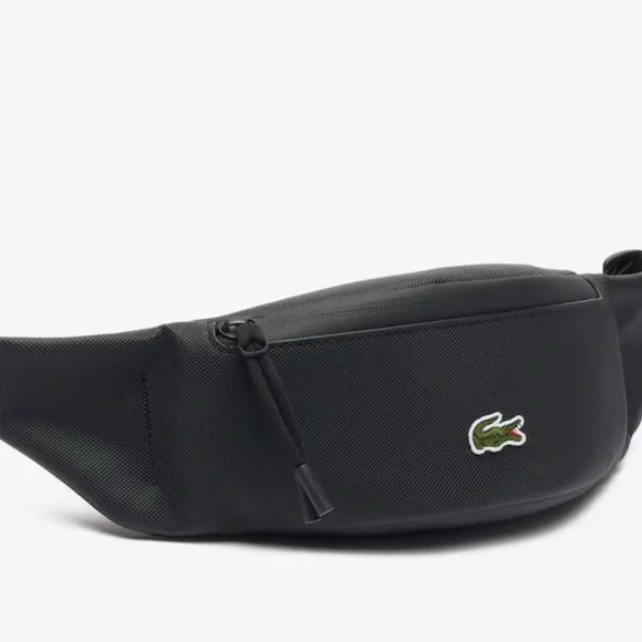 Lacoste Unisex Black Belt Bag - Picture 3 of 8